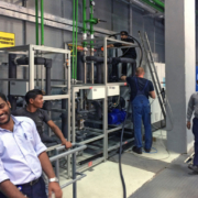 PARR Engineering - Projekt - HORIBA Pune Indien - Montage der Konditionierungen